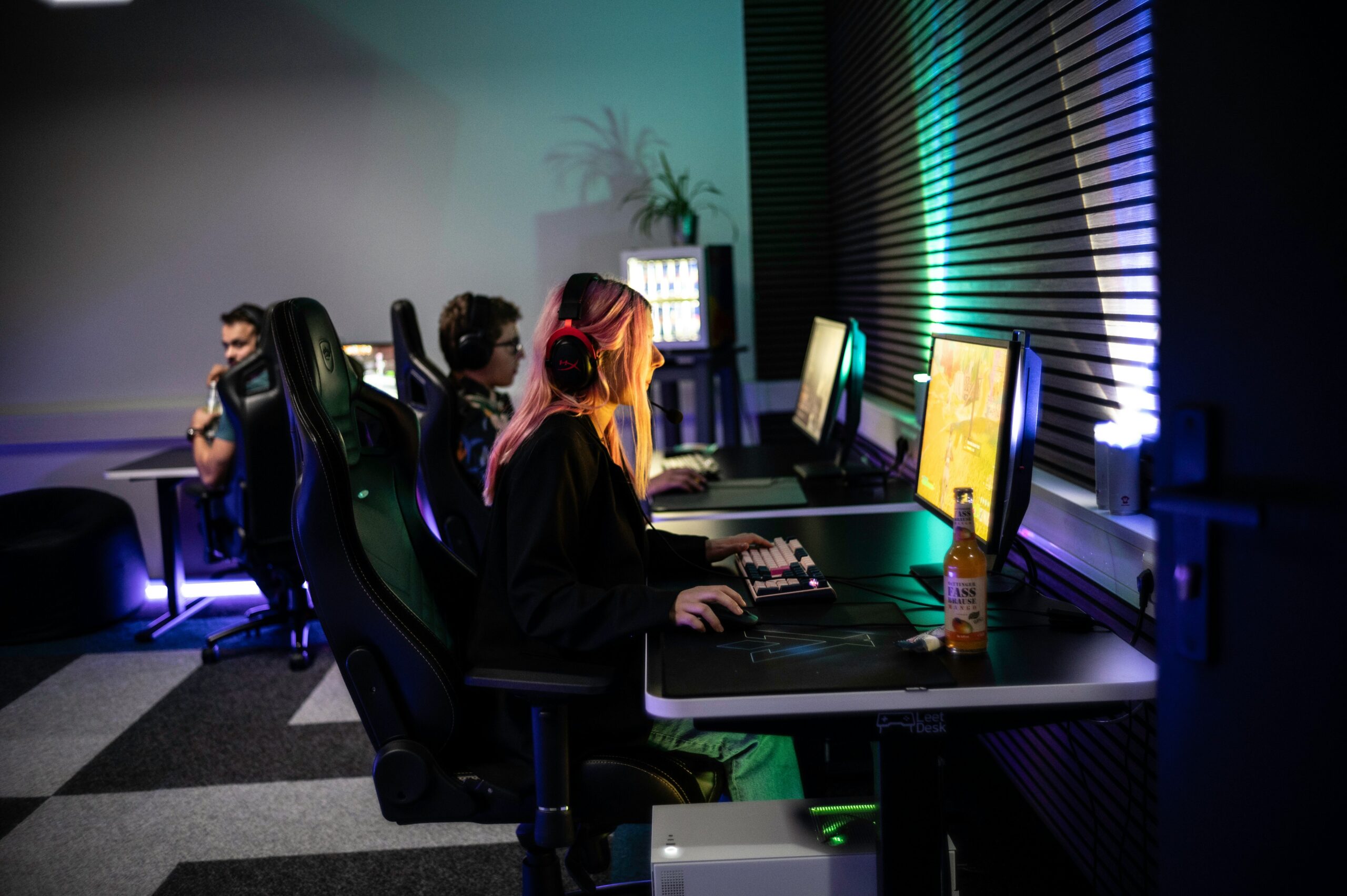 esports gaming computer setup competitive